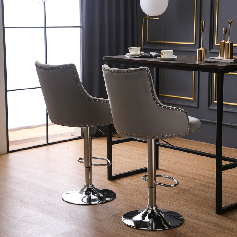 Rosdorf Park Tilford Swivel Adjustable Height Stool & Reviews Wayfair